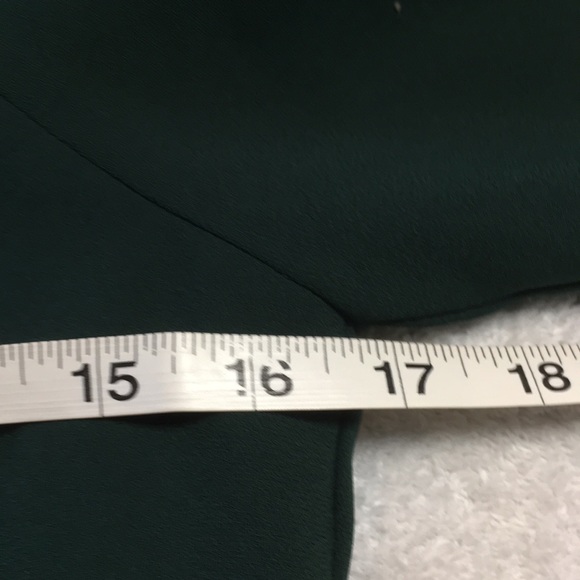 Whistles forest green belted work dress 4 - Picture 8 of 11